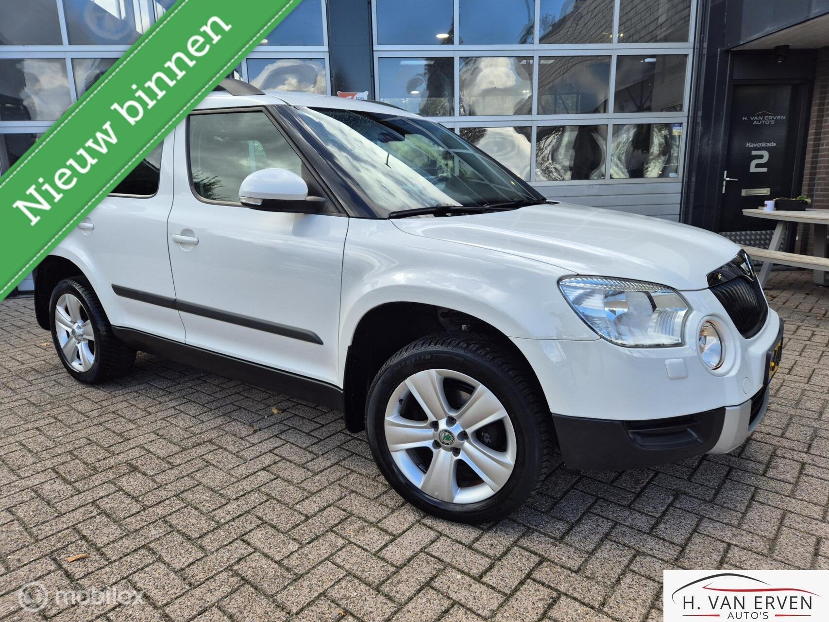 Skoda Yeti 1.2 TSI Tour CRUISE PDC 17" TREKHAAK NAP, Voorwielaandrijving, Euro 5, 4 cilinders, Wit