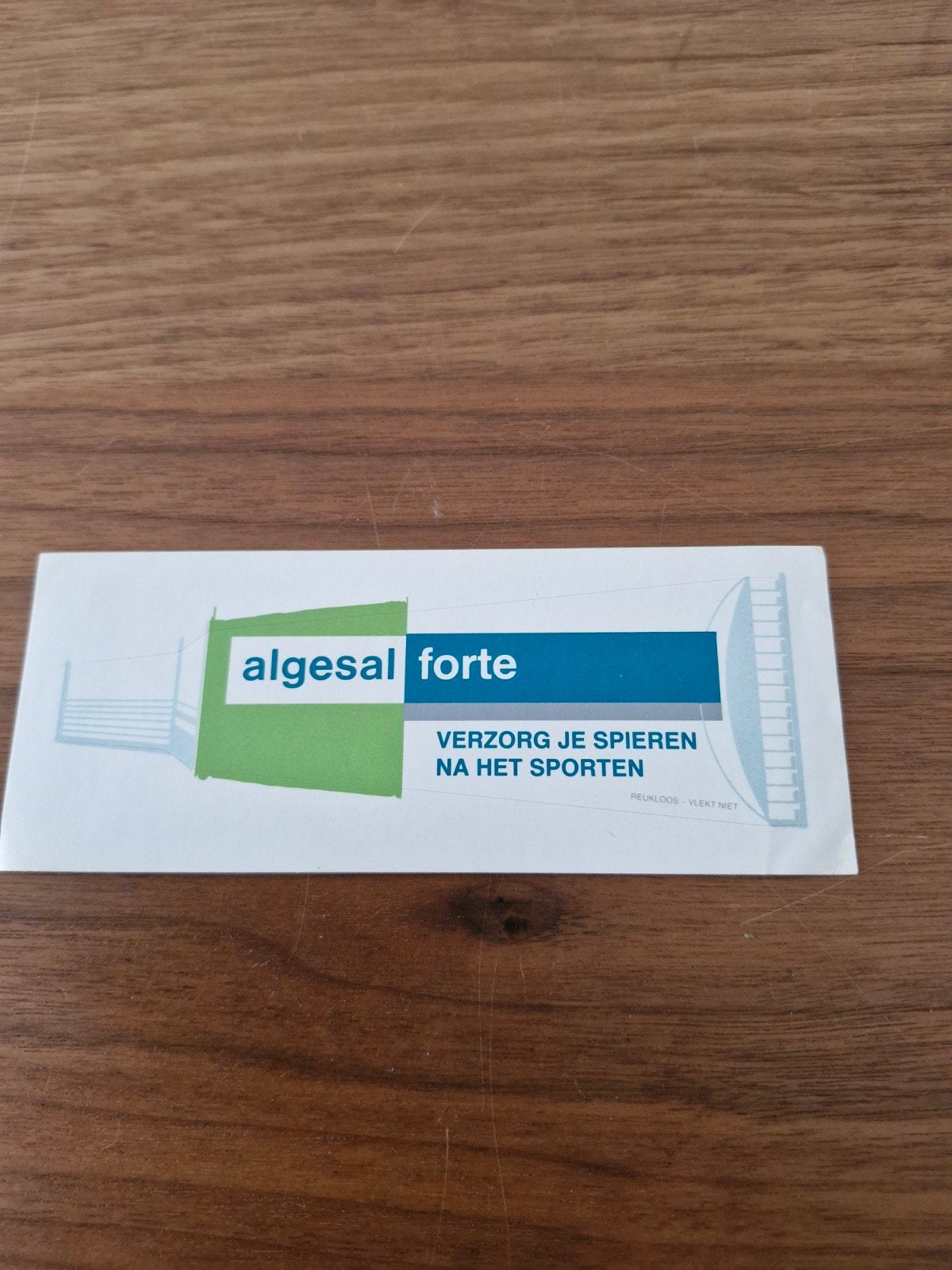 8997 Algesal Forte Sticker - Verzorg je spieren na sporten, Ophalen of Verzenden, Nieuw, Sport