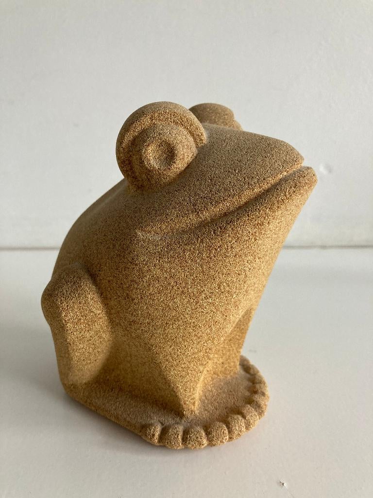 Beige stenen kikker (nieuw), Verzamelen, Ophalen of Verzenden, Nieuw, Dier