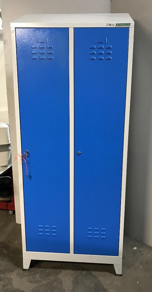 Lockerkast, 2 deurs, Huvema, 80x40x200 cm, 4x, Huis en Inrichting, Kasten | Lockerkasten, Ophalen, Nieuw