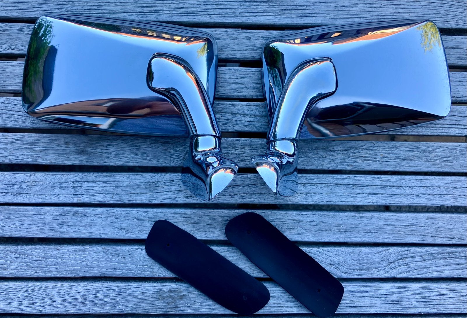 Chrome oldtimer spiegels BMW 2002 320, Ophalen of Verzenden, Nieuw, BMW