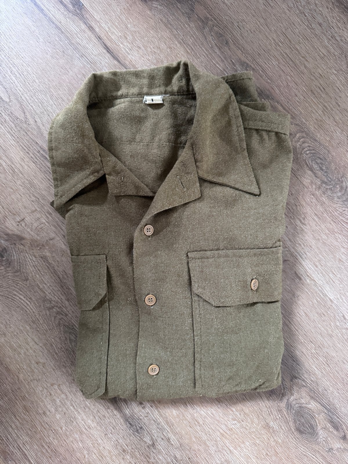 Wool shirt M-1937 US WWII - Repro 2 | Size L, Ophalen of Verzenden