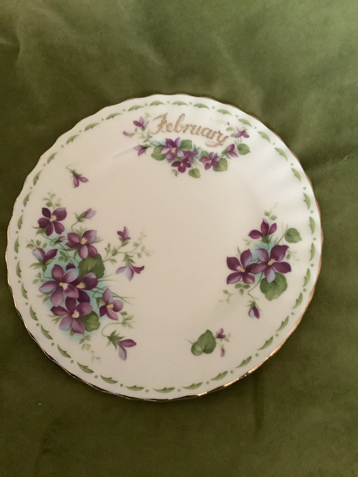 Royal Albert Flower of the Month Violets Februari, Ophalen of Verzenden