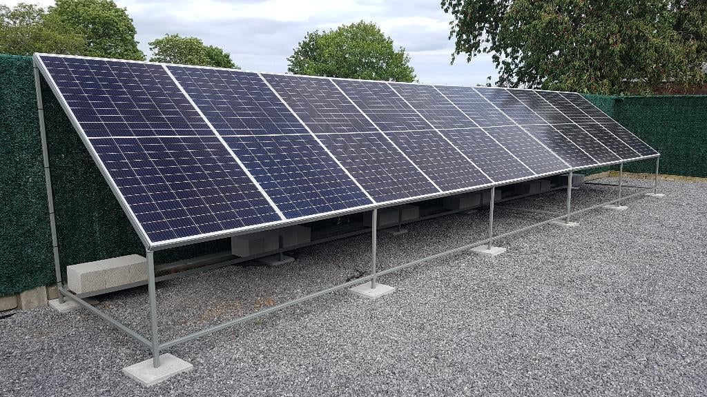 Zonnepanelen op schans - 4,1 Kw incl omvormer., Ophalen, Gebruikt