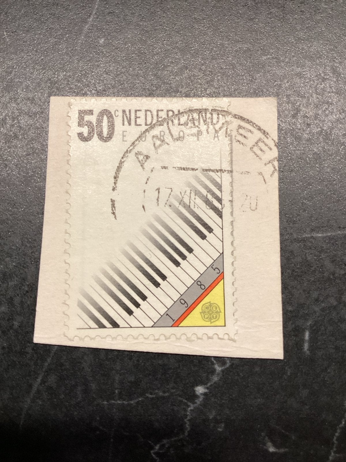 Nederlandse postzegel 50c Europa CEPT  Aalsmeer, Ophalen of Verzenden, Na 1940, Gestempeld