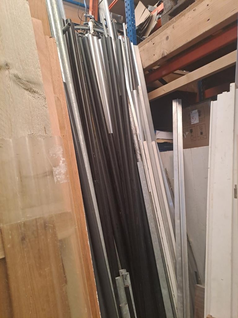 Zwarte Steigerbuis 48.3mm, 300cm - Ideaal voor Meubels, Doe-het-zelf en Verbouw, Steigers, Ophalen, Overige typen, Minder dan 2 meter