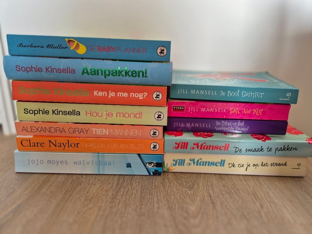 13 chicklits /romans, Ophalen of Verzenden, Gelezen