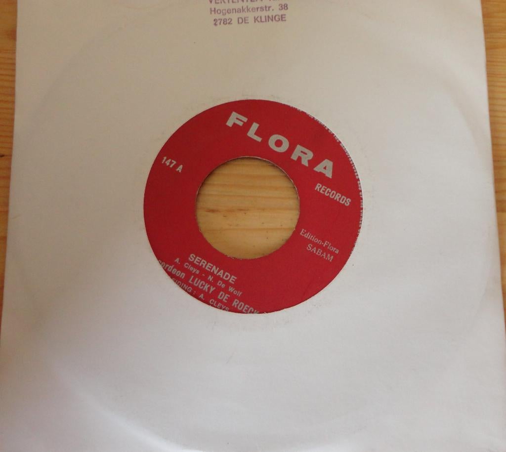 Lucky de Roeck > Serenade, Gebruikt, 7 inch, Single, Ophalen of Verzenden
