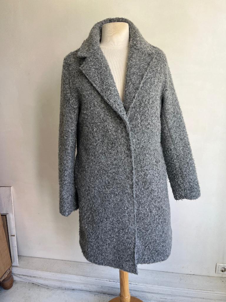 nukus jas grijs maat m, Kleding | Dames, Maat 38/40 (M), Verzenden, Zo goed als nieuw, Grijs
