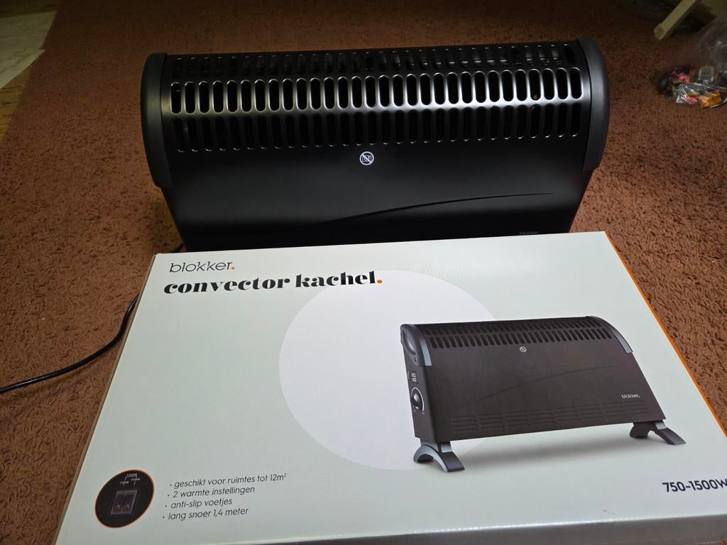 Blokker Convectorkachel 750-1500W - Zo goed als nieuw, Huis en Inrichting, Kachels, Overige soorten, Elektrisch, Ophalen of Verzenden