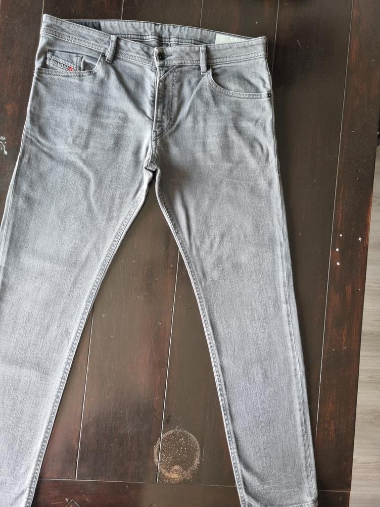 ZGAN GRIJZE DIESEL TEPPHAR SLIM CARROT STRETCH JEANS 38/34!!, W36 - W38 (confectie 52/54), Diesel, Ophalen of Verzenden, Zo goed als nieuw