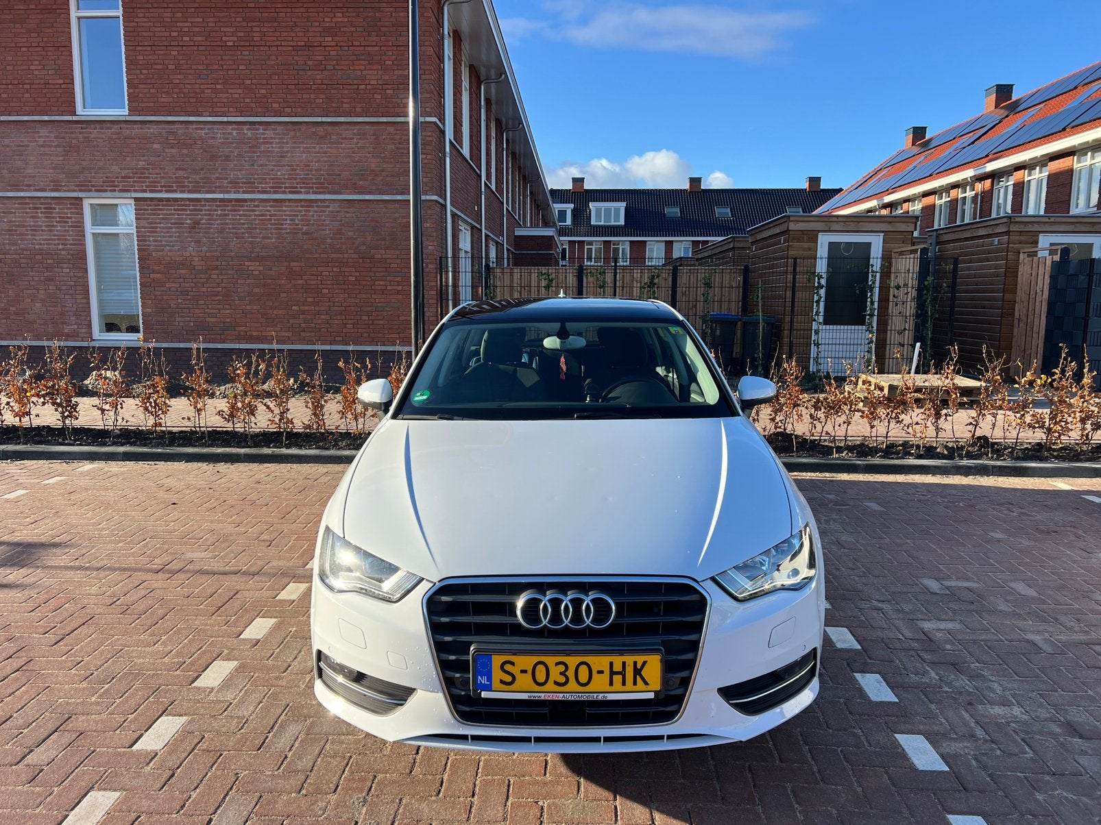 Audi A3 1.4 Tfsi 90KW Sportback S-tronic 2013 Wit/panorama, Auto's, Audi, Emergency brake assist, Zwart, 1395 cc, 650 kg