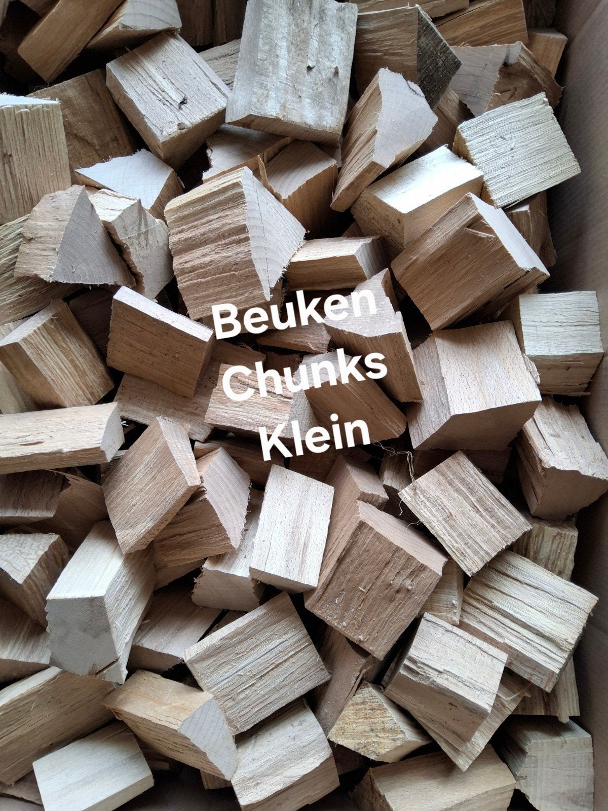 Te koop....Beuken Rookhout...Zonder Schors, 6 m³ of meer, Ophalen of Verzenden, Beukenhout, Blokken