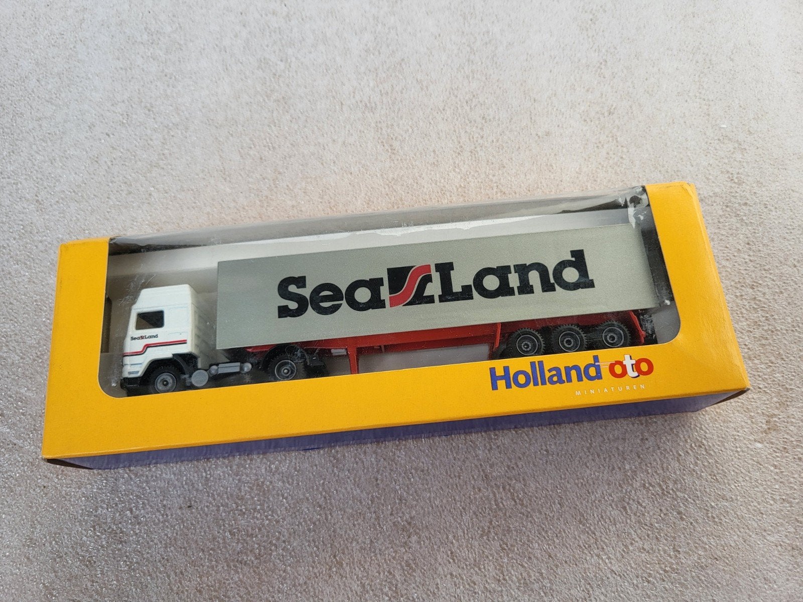 Holland Oto Miniatuur Vrachtwagen Sea-Land, Ophalen of Verzenden, Zo goed als nieuw, Bus of Vrachtwagen, Overige merken