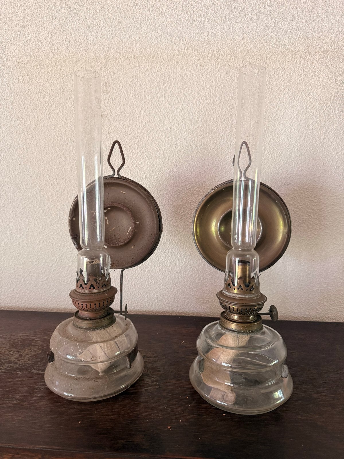 Antieke Kosmos Brenner olielampen (set van 2), Antiek en Kunst, Antiek | Lampen, Verzenden