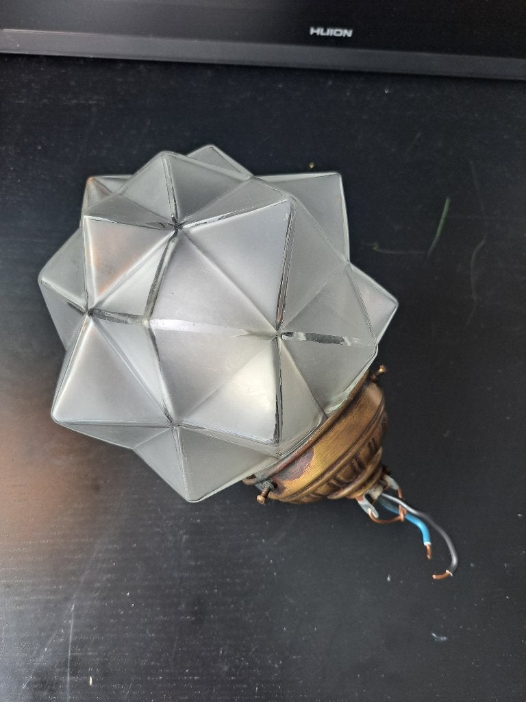 Antieke lamp "Ster" 1920., Ophalen of Verzenden