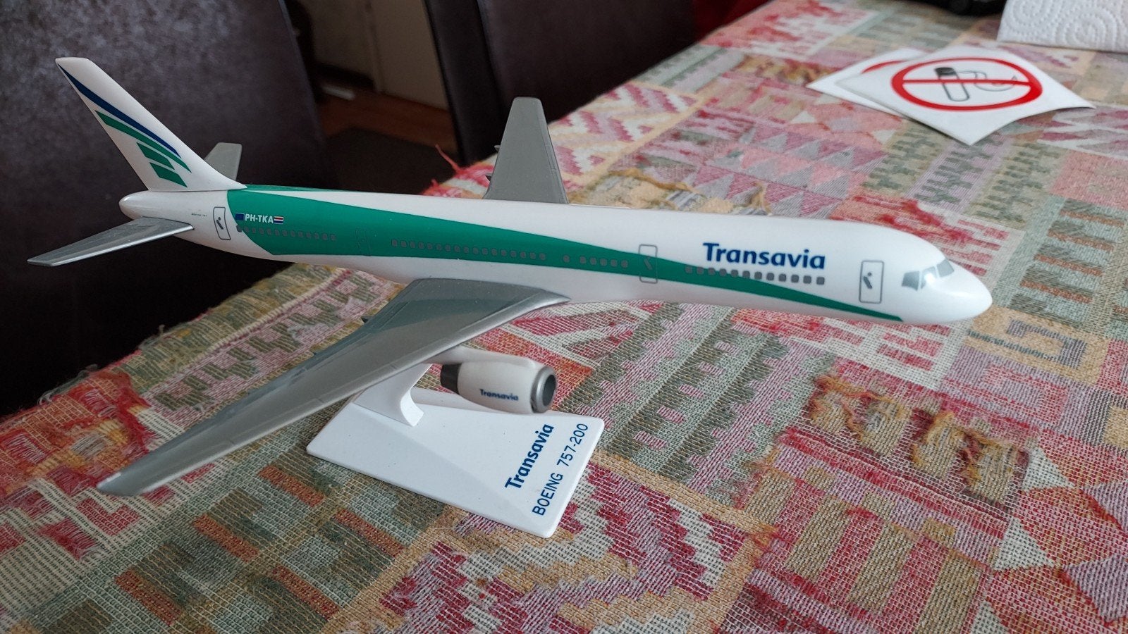 Transavia Boeing 757-200 schaalmodel, Overige merken, 1:200 of kleiner, Ophalen of Verzenden, Zo goed als nieuw