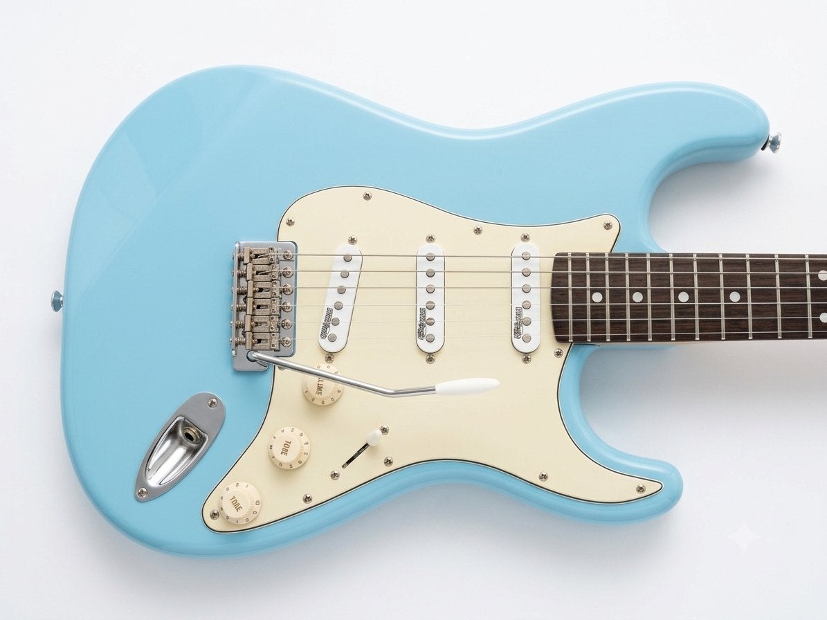 Vintage V6LB , premium gitaar.  Als nieuw,   fender sire prs, Ophalen, Zo goed als nieuw, Solid body, Overige merken