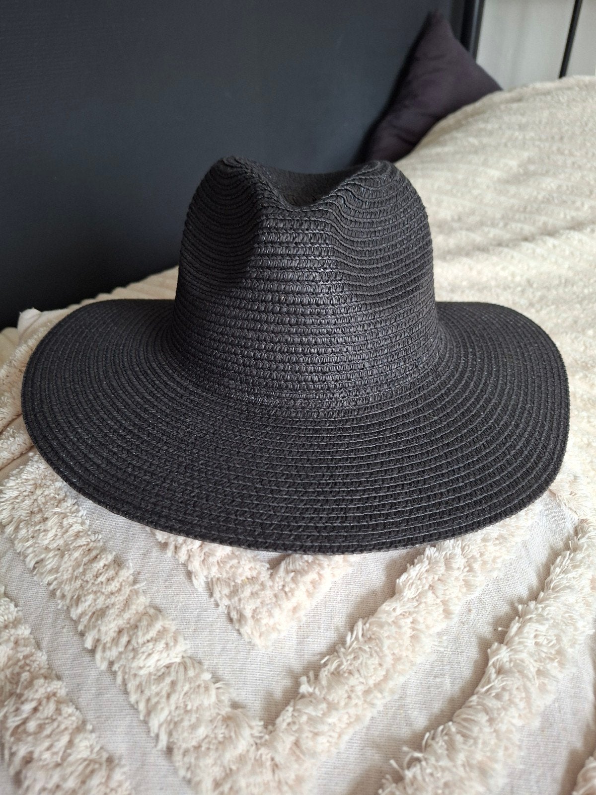 Zomerhoed dames zwart, Ophalen of Verzenden, Nieuw, One size fits all