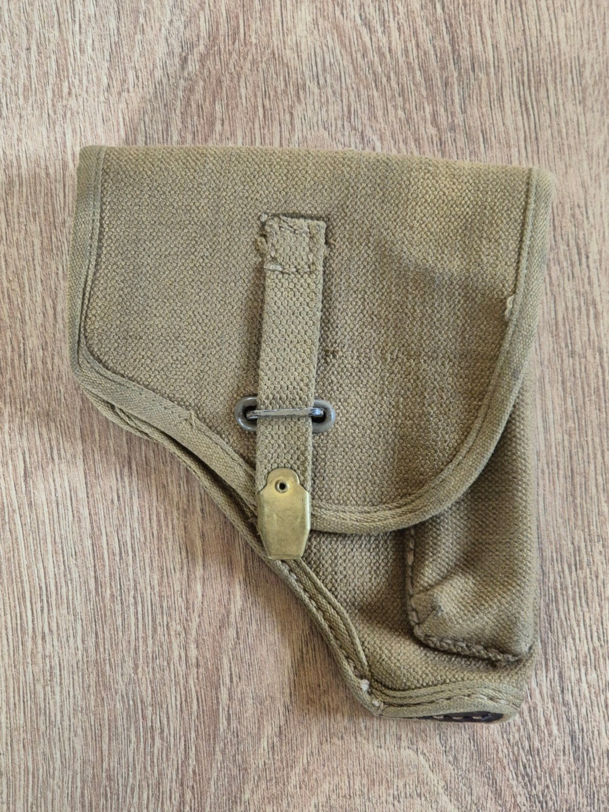 Engelse canvas pistool tas, Ophalen of Verzenden, Landmacht, Engeland, Overige typen