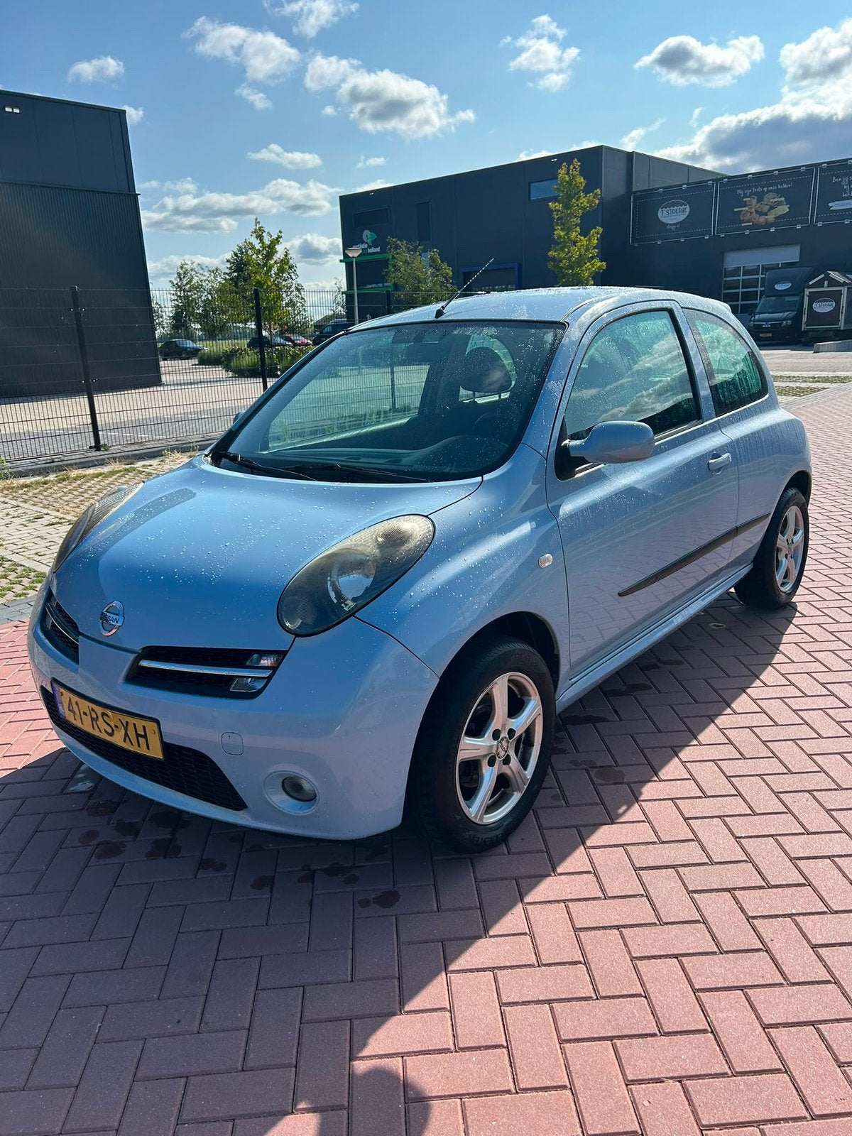Nissan Micra 1.2 - 59KW - 3DR - 2005, Auto's, Voorwielaandrijving, Stof, 4 cilinders, Blauw