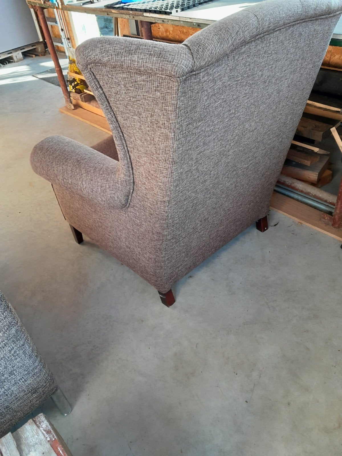 Nette oorfauteuil - Comfortabele stoel met oren, Bruin, Ophalen of Verzenden, Zo goed als nieuw, Klassiek, Oorfauteuil