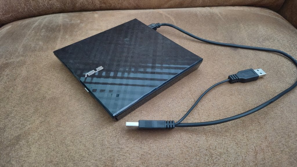 Asus SDRW-08D25S externe cd/ dvd -rom driver, Ophalen of Verzenden, Gebruikt