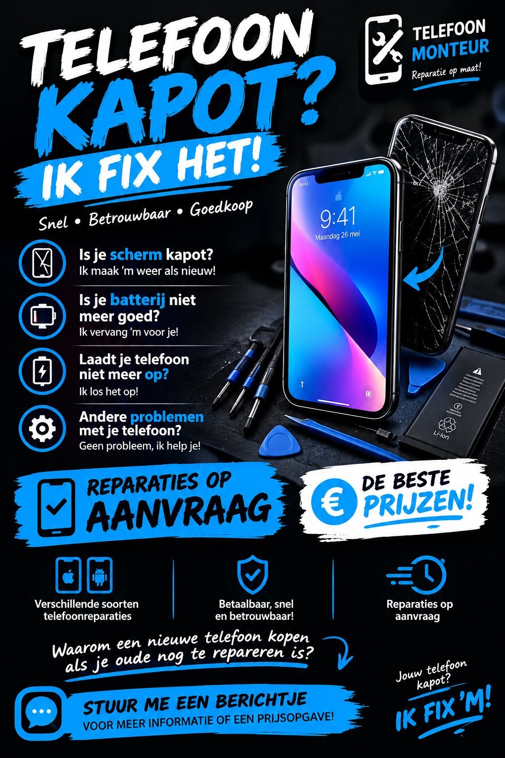 Werkt je telefoon niet meer goed stuur  me een bericht!, Ophalen, Zo goed als nieuw, Desktop, USB