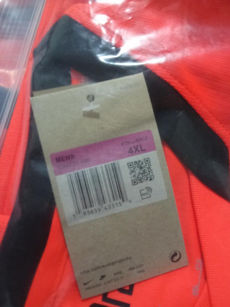 Voetbalshirts xxxl xxxxl, Groter dan maat XL, Ophalen of Verzenden, Nieuw, Shirt