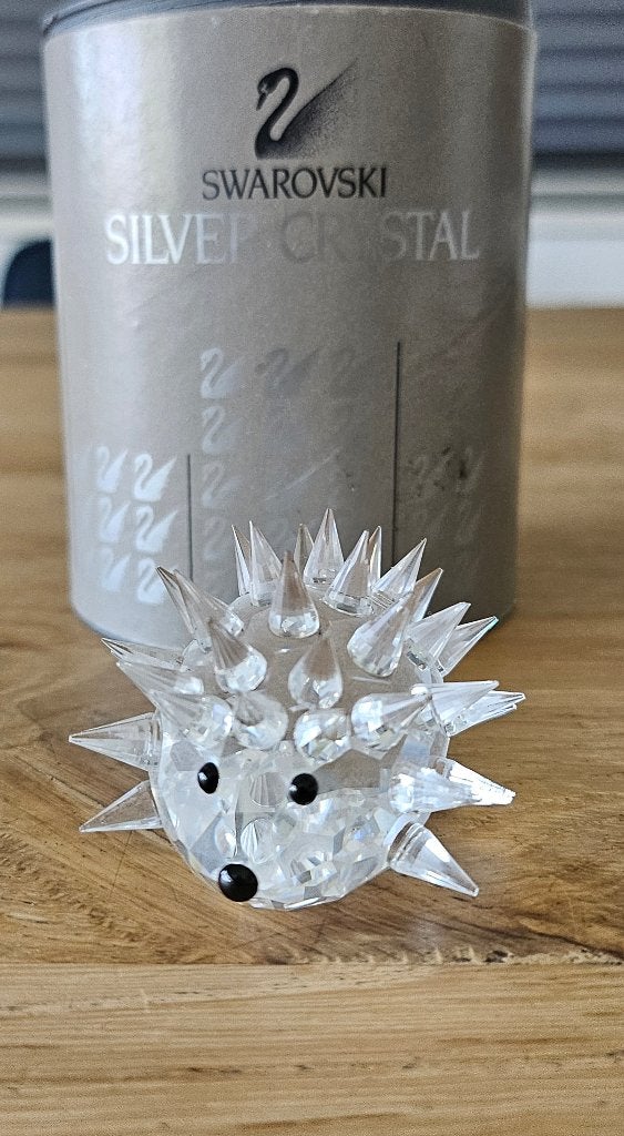 Swarovski egel medium art. 7669 nr. 035, Verzamelen, Verzenden, Zo goed als nieuw, Figuurtje