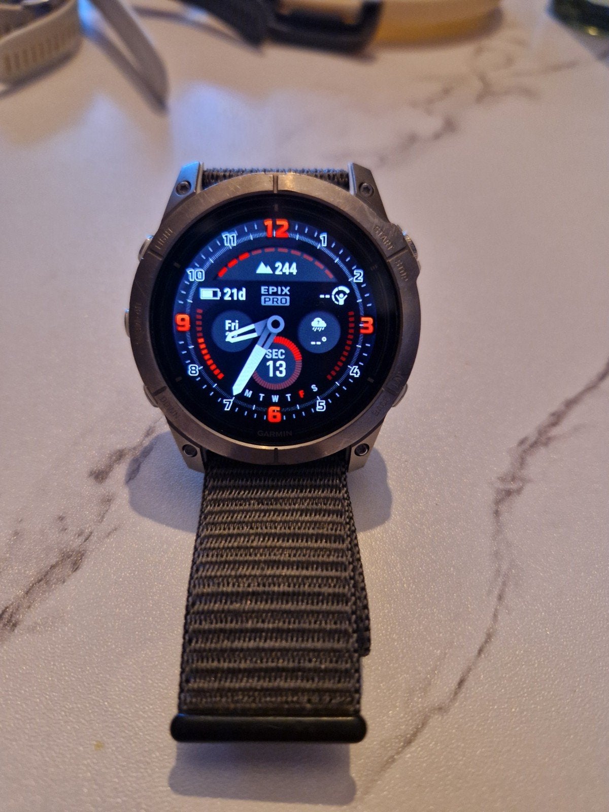 Garmin Epix Pro (Gen 2, 51mm) 2023, Verzenden, Zo goed als nieuw, Grijs, Android