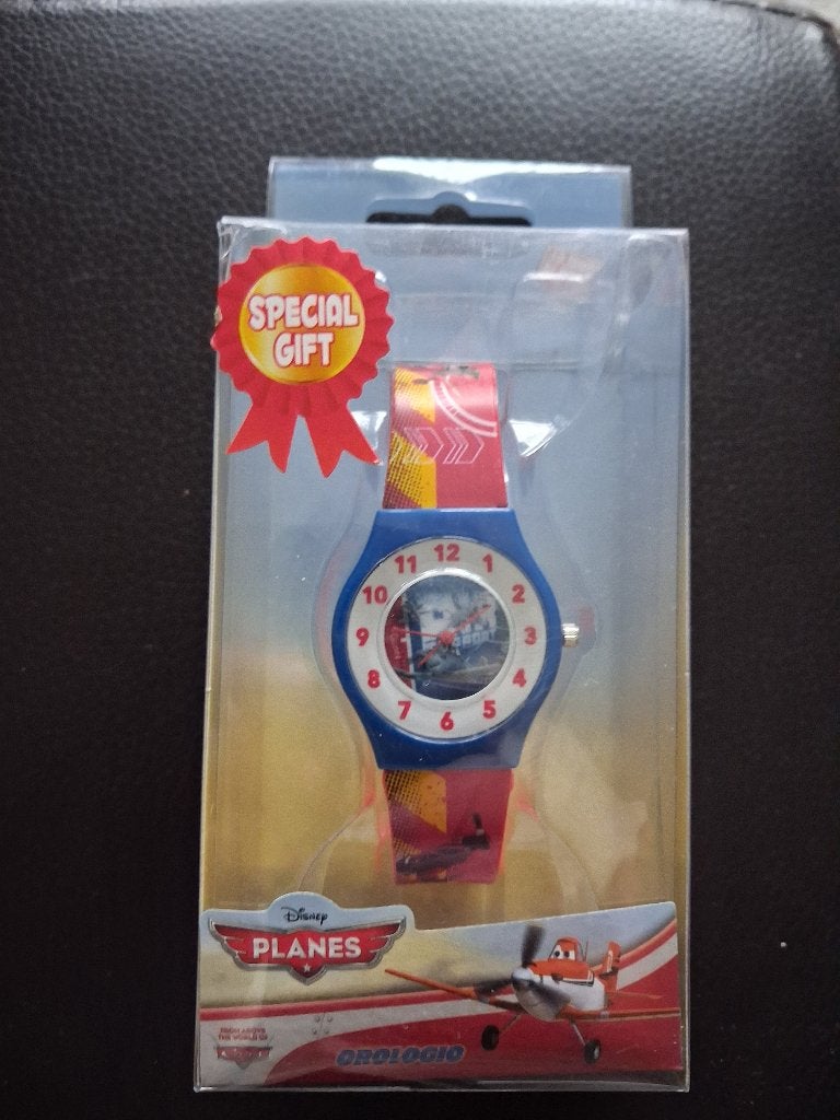 Kinder harloge disney, Sieraden, Tassen en Uiterlijk, Horloges | Kinderen, Ophalen, Zo goed als nieuw, Rood, Jongen of Meisje