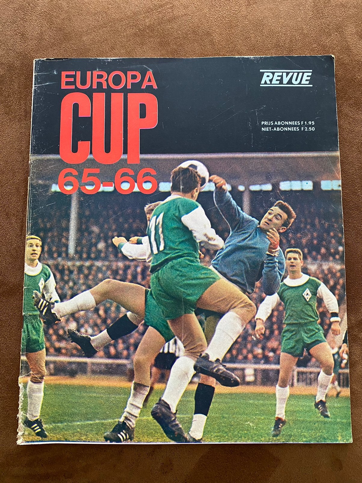 REVUE Europa Cup Special (1965-1966)– 84 blz. – Feijenoord, Ophalen of Verzenden, Zo goed als nieuw, Boek of Tijdschrift