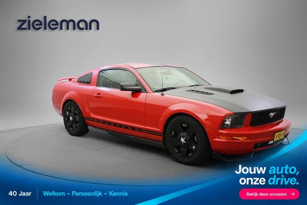 Ford MUSTANG 4.0 V6 - Airco, Camera, Cruise, Leer, Auto's, Gebruikt, Huisgarantie, Met garantie (alle), 4 stoelen
