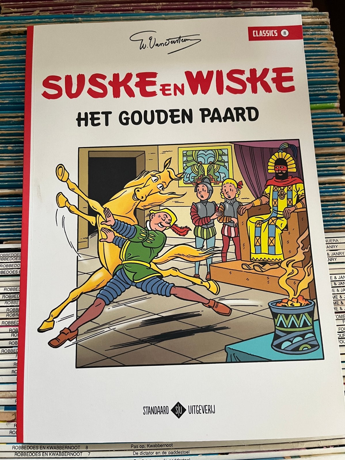 Suske en Wiske: Het Gouden Paard - Classics, Boeken, Eén stripboek, Ophalen of Verzenden, Zo goed als nieuw