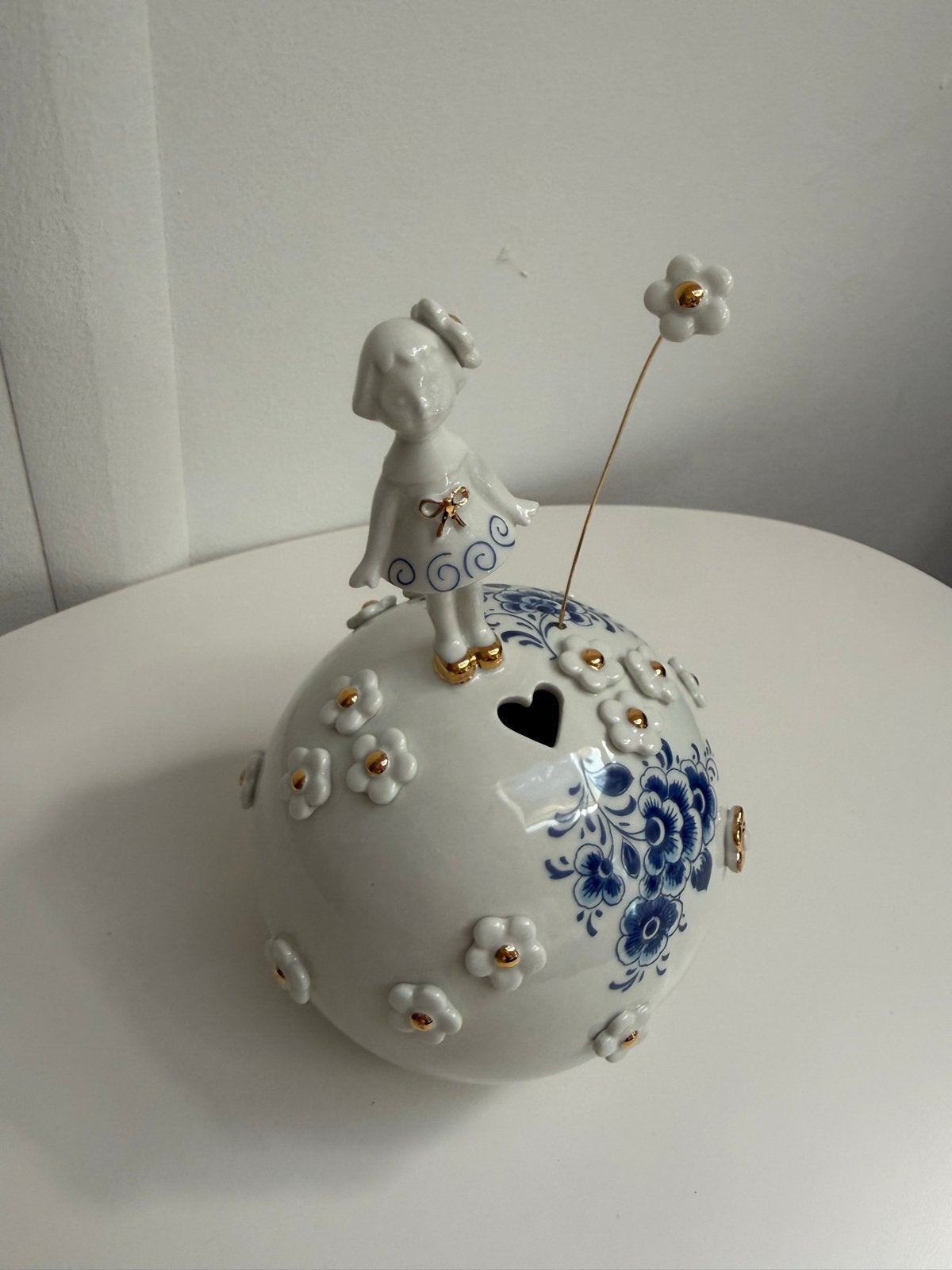 Lammers&Lammers 'Walk on Sunshine' vaasje - Delfts Blauw, Verzamelen, Ophalen of Verzenden, Zo goed als nieuw