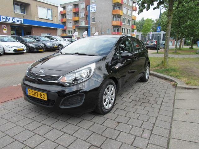 KIA Rio 1.2 CVVT 85pk Eco Dynamics 5D Comfort Pack, 21 km/l, 4 cilinders, Zwart, Origineel Nederlands