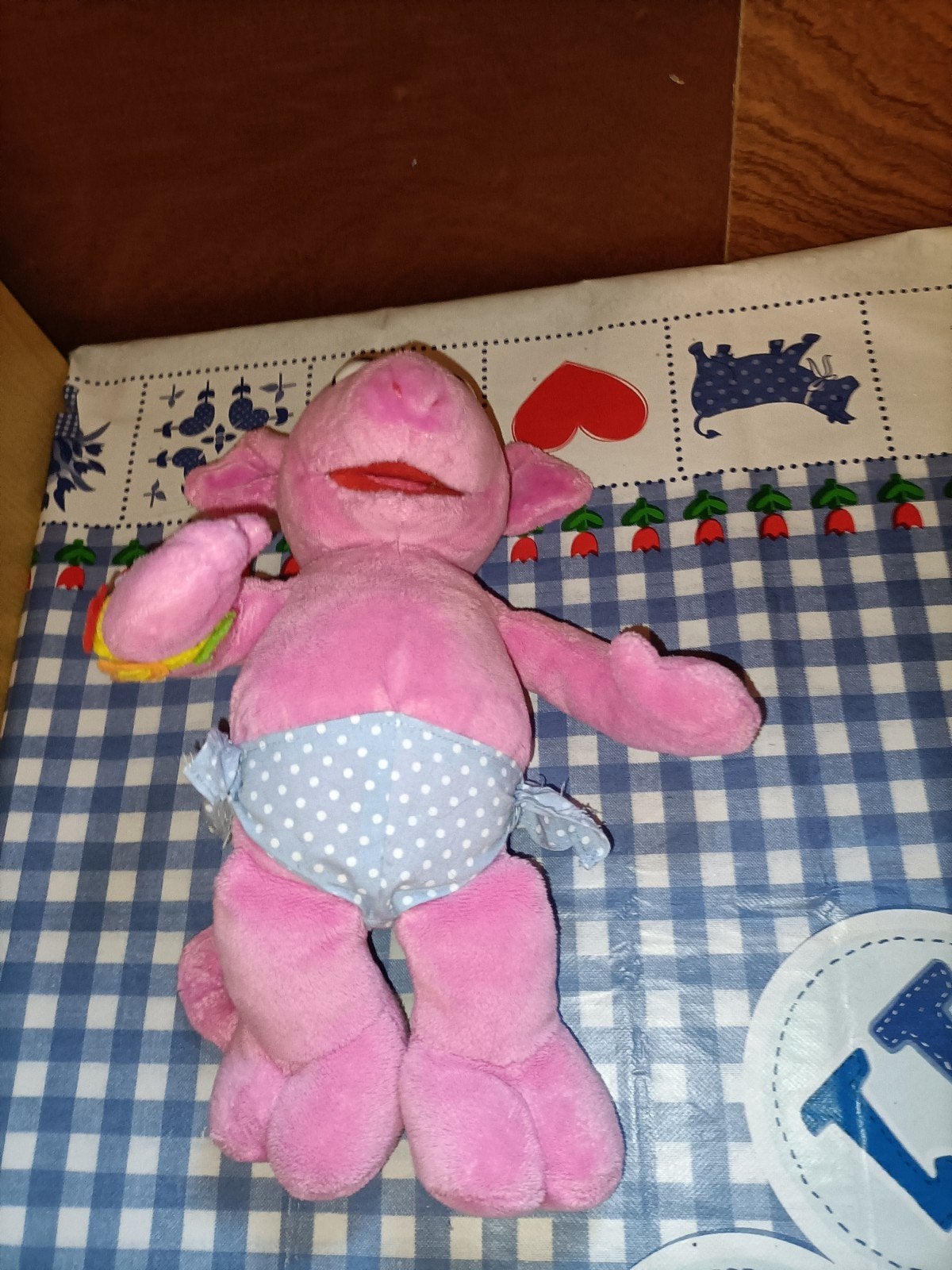 Purk knuffel Sesamstraat roze varken 30 cm, Ophalen of Verzenden, Zo goed als nieuw, Overige typen