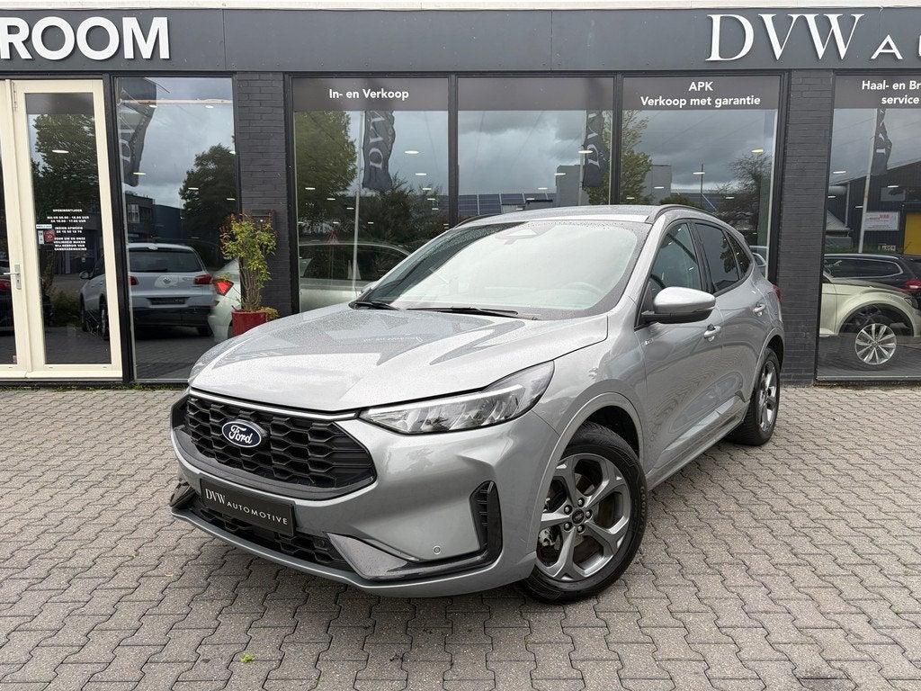 Ford Kuga 2.5 FHEV ST-Line Hybrid, Winter pakket Automaat, Auto's, Ford, Stof, Zwart, Origineel Nederlands, Bedrijf