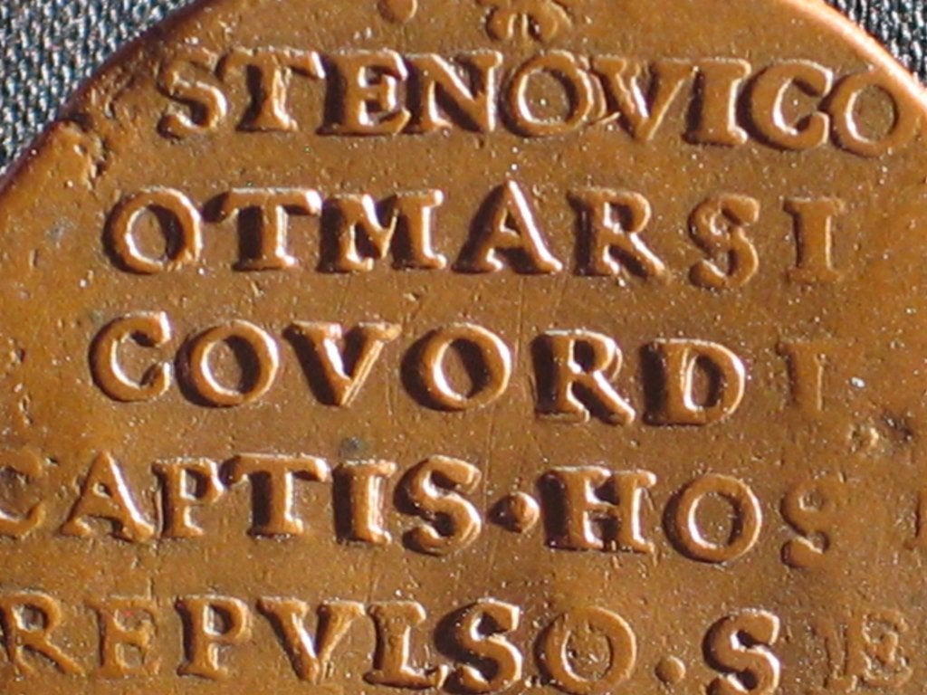 Rekenpenning Jeton inname Coevorden Steenwijk 1592. 2143, Ophalen of Verzenden, Vóór koninkrijk, Overige waardes, Losse munt