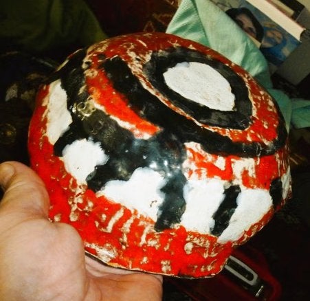 unicaat raku gestookte moderne schaal, Geglazuurd, Porselein of Keramiek, Schaal, Rond