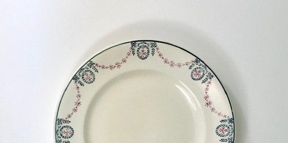 Longwy Lorraine ontbijtbordje ca. 1900, Antiek en Kunst, Ophalen of Verzenden