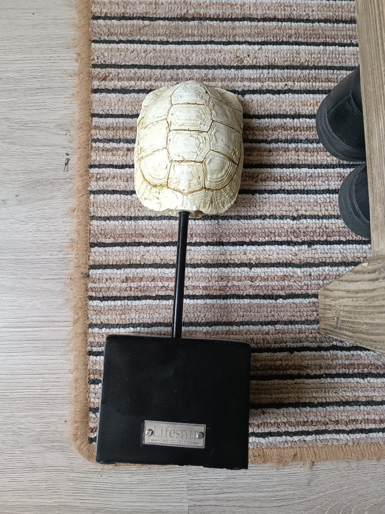 lifestyle schildpad schild nep wit op staander nieuw beeld, Ophalen of Verzenden, Nieuw, Overige typen