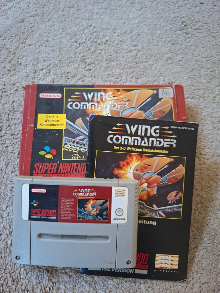 Wing Commander - Super Nintendo SNES PAL Compleet, Spelcomputers en Games, Games | Nintendo Super NES, Gebruikt, Simulatie, 1 speler