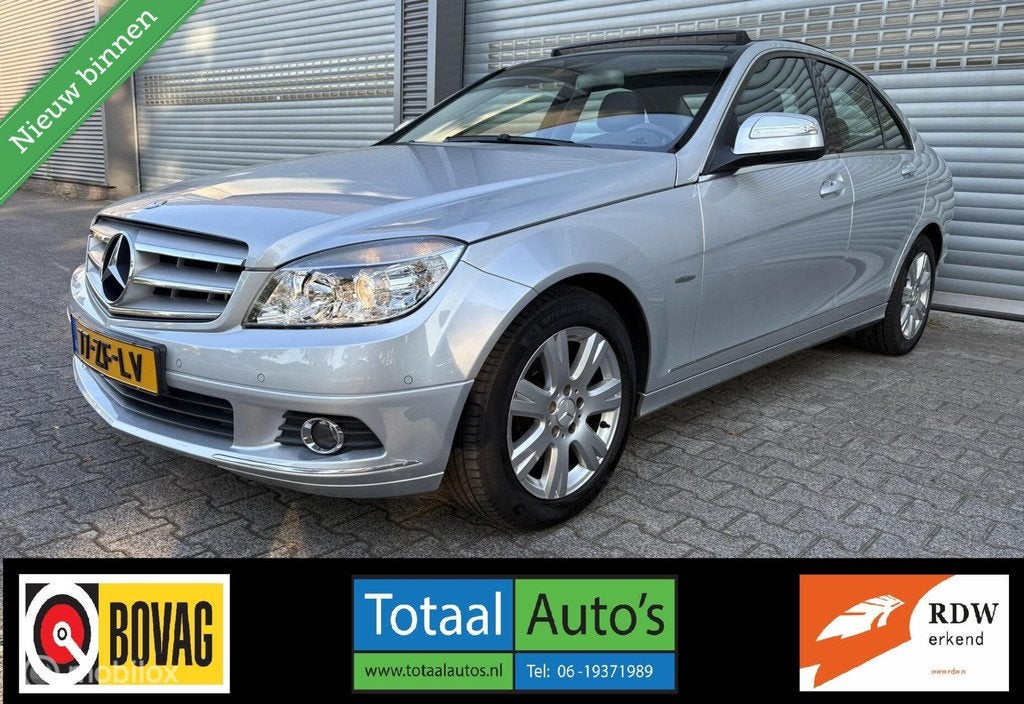 Mercedes C-klasse 230*PANO+OPEN*CRUISE*LEER*P-SENSOREN*NL, Auto's, Mercedes-Benz, Bedrijf, Te koop, C-Klasse, ABS, Airbags, Airconditioning
