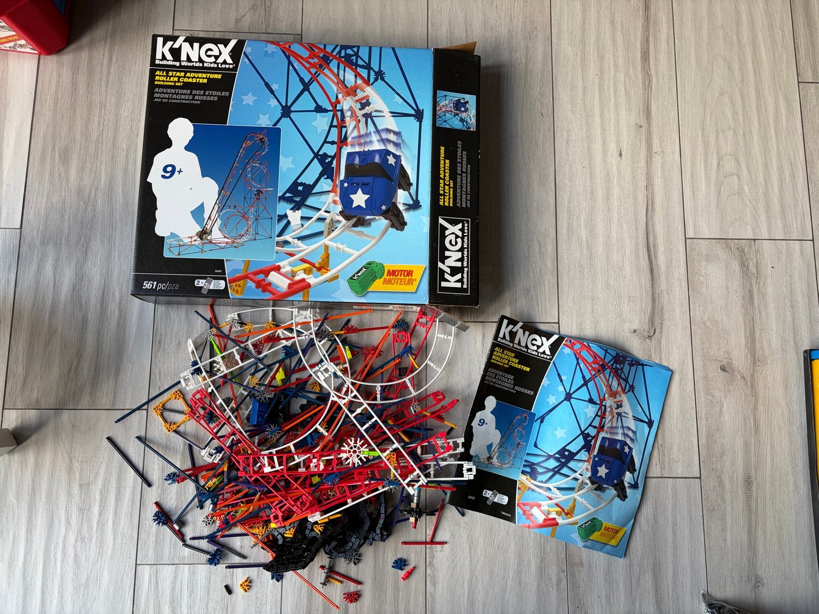 K'nex All Star Adventure Roller Coaster (Set 59440), Kinderen en Baby's, Ophalen of Verzenden, Gebruikt, K'nex