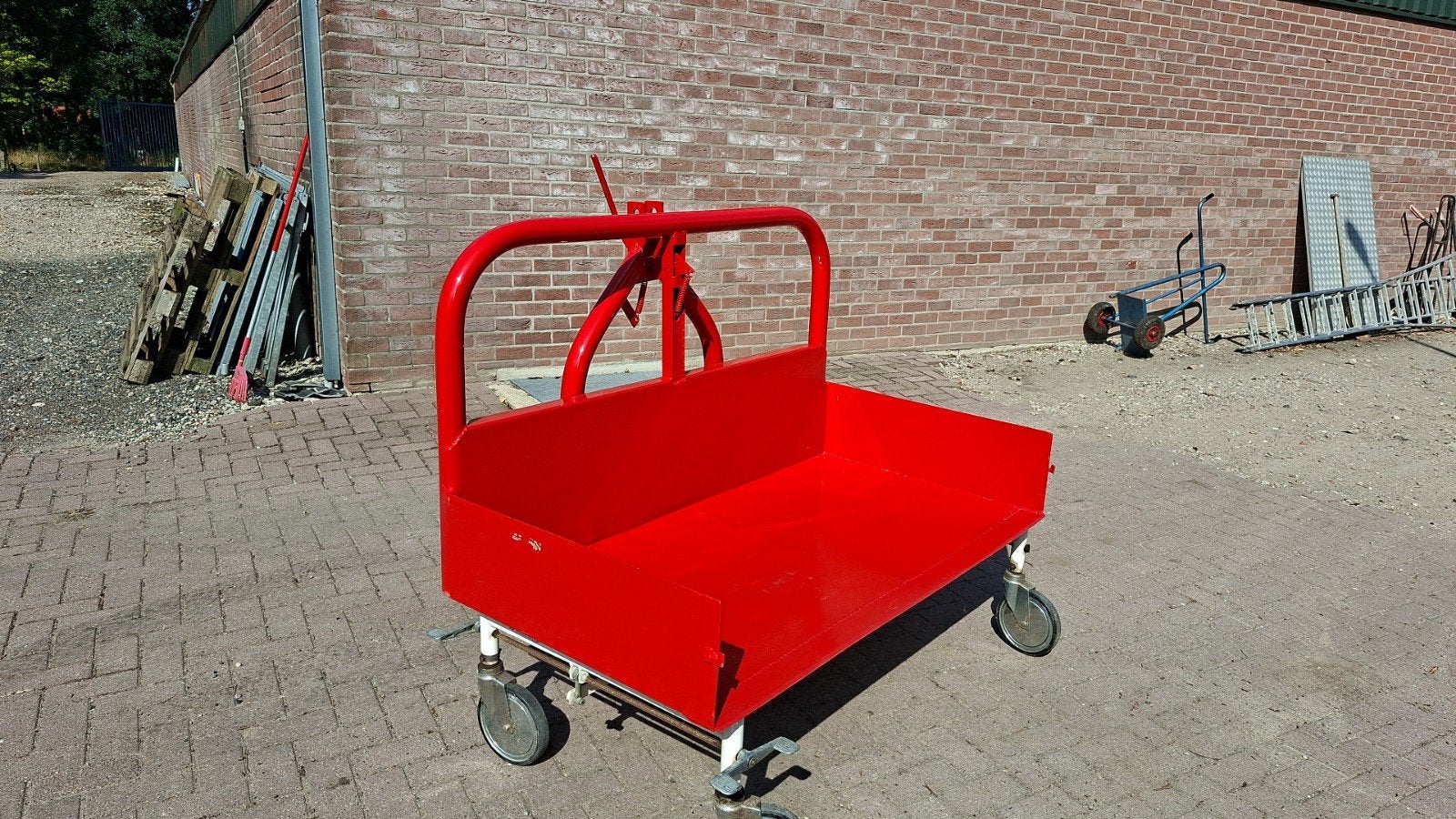 bak voor achter oldtimer. grondbak., Ophalen, Vee