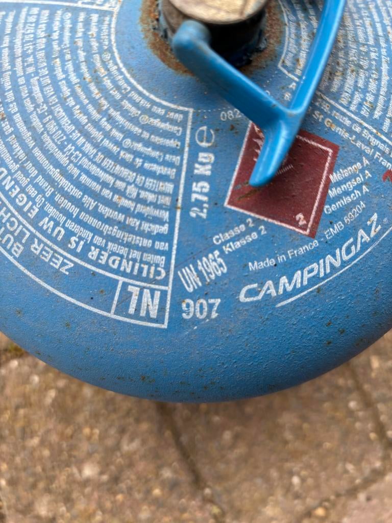 Campingaz gasfles 907 - 2,75 kg - Leeg, Ophalen, Gebruikt