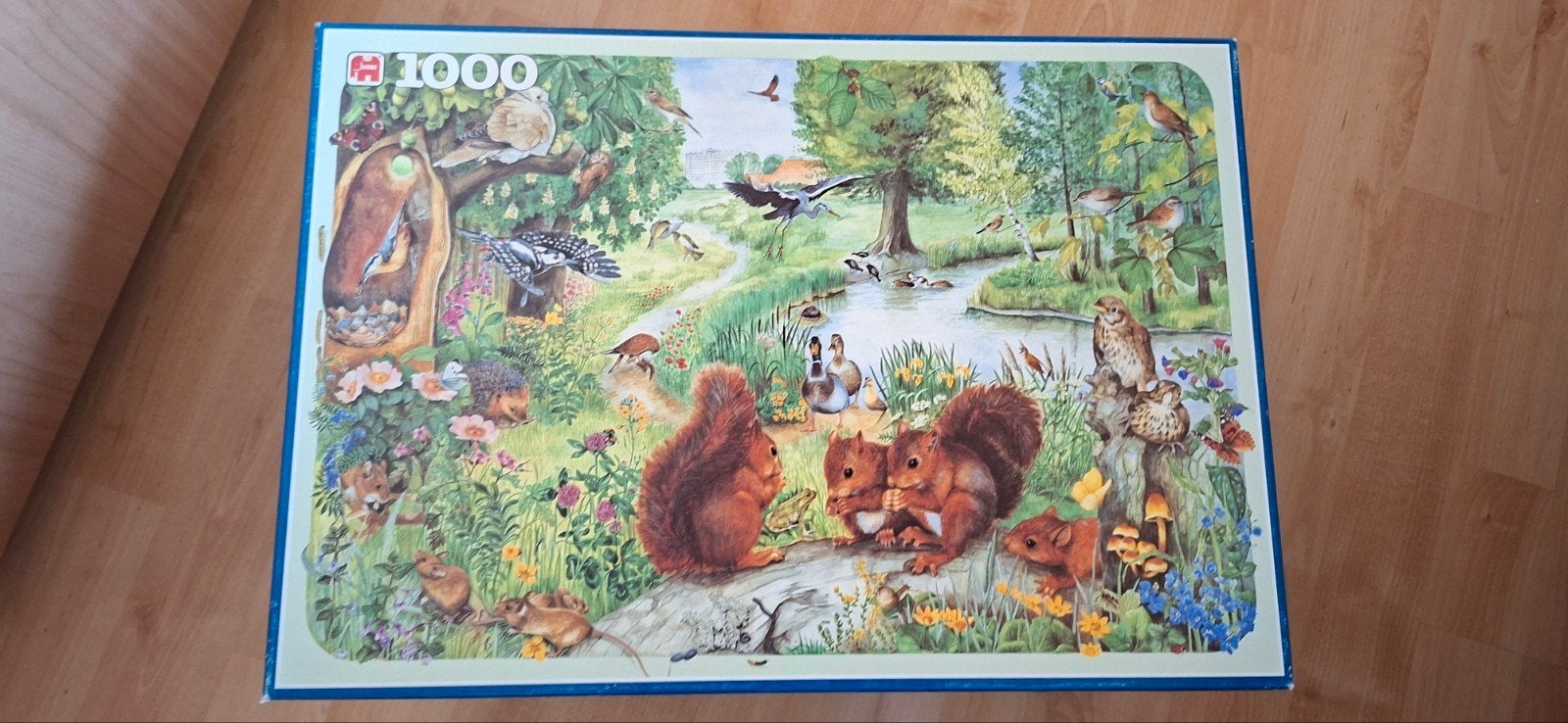 Jigsaw Puzzel 1000 stukjes - Dieren in de natuur, Een of twee spelers, Ophalen of Verzenden, Gebruikt, Onbekend