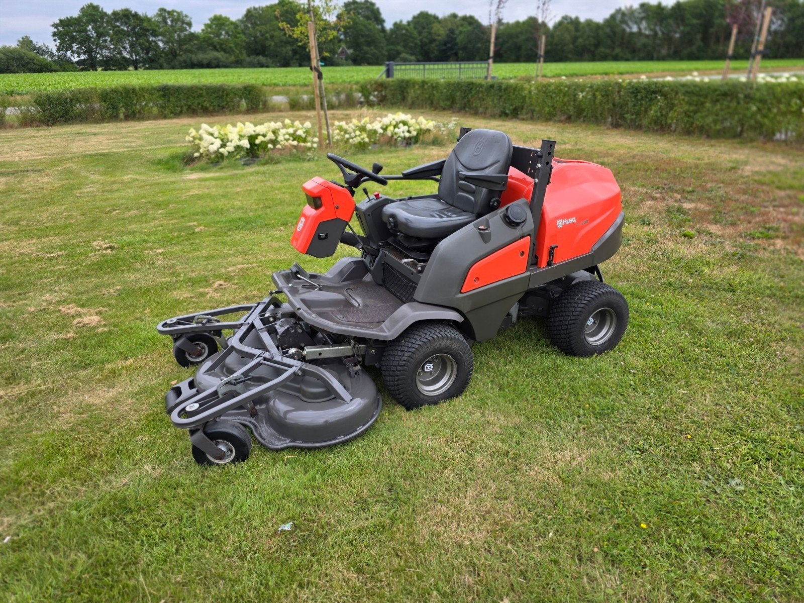Dikke Husqvarna P520D diesel frontmaaier., Tuin en Terras, Zitmaaiers, 120 cm of meer, Ophalen